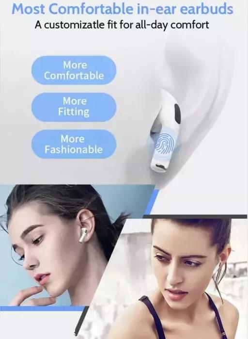 Earbuds-Bluetooth Headset (Multicolour,  Wireless)