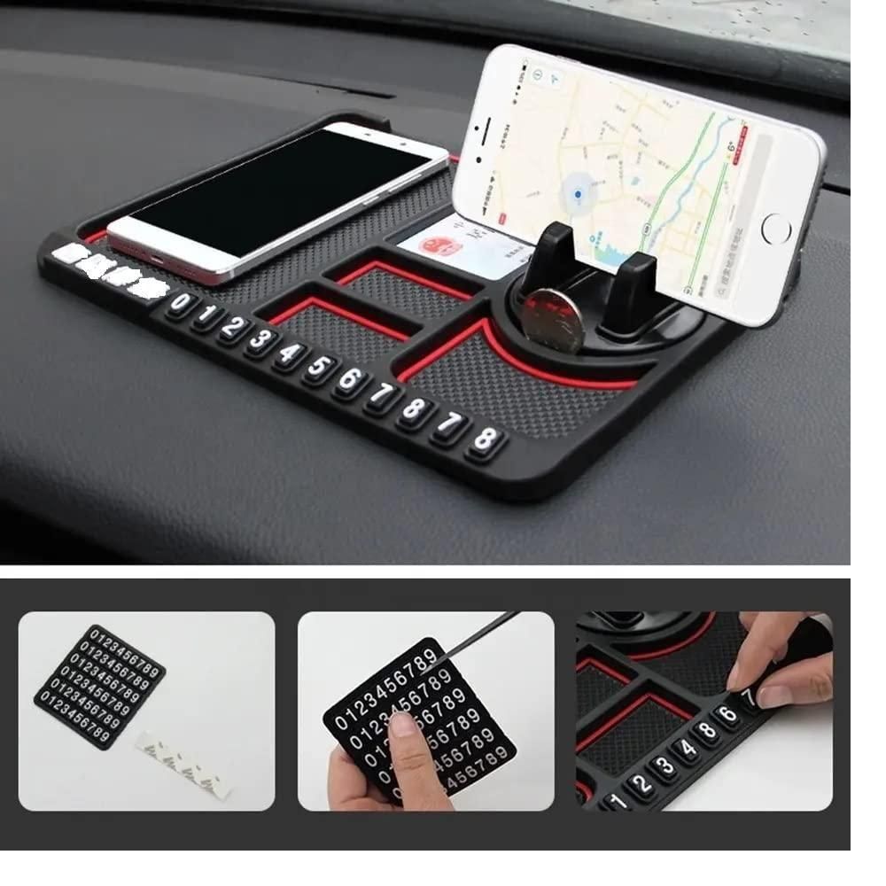 Anti-Slip Silicone Pad and Car Mobile Holders for Car Dashboard